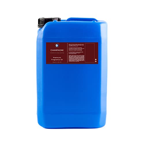 Mystic Moments | Champagne Fragrance Oil - 5Kg - Perfect for Soaps, Candles, Bath Bombs, Oil Burners, Diffusers and Skin & Hair Care Items