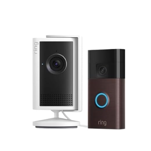 Ring Caméra intérieure Plus (nouvelle génération) avec Sonnette vidéo sans fil | Caméra de surveillance sur secteur | Retinal 2K, zoom 4x| Essai gratuit de 30 jours à l'abonnement Ring Home