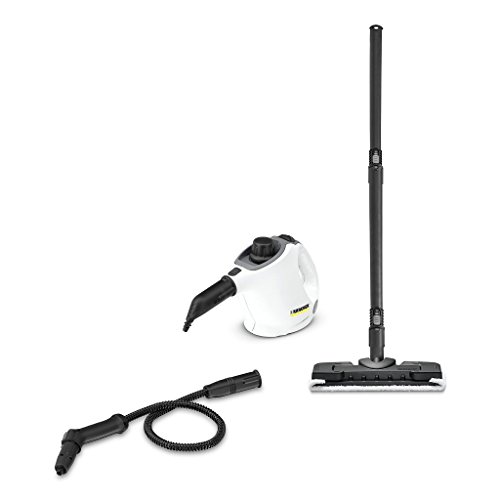 Karcher SC 1 Premium Vapreta (Limpiador portátil, 0,25 L, 4 m, Negro, 1200 W, 220-240 V), 0.25 litros, Aluminio