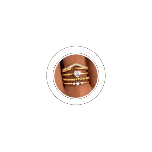 Ritach Gold Rings--4~5 Pcs - image 1