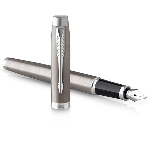 Parker IM Penna Stilografica | Acciaio Inossidabile con Puntale...