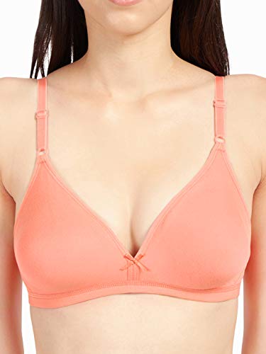 Image of SONARI Omania Womens Non-Padded Cotton Polyester Bras - Solid, Non-Wired, Medium Coverage, Hand Washable (Pack of 2)