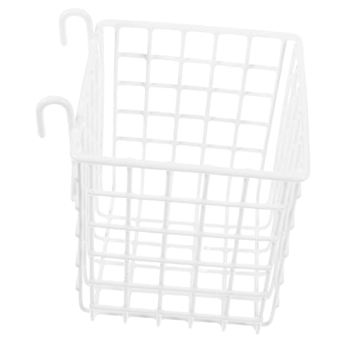 ABOOFAN The Door Hanging Basket Wire Mesh Storage Rack Iron for Kitchen Bathroom Bedroom over Cabinet or under Sink