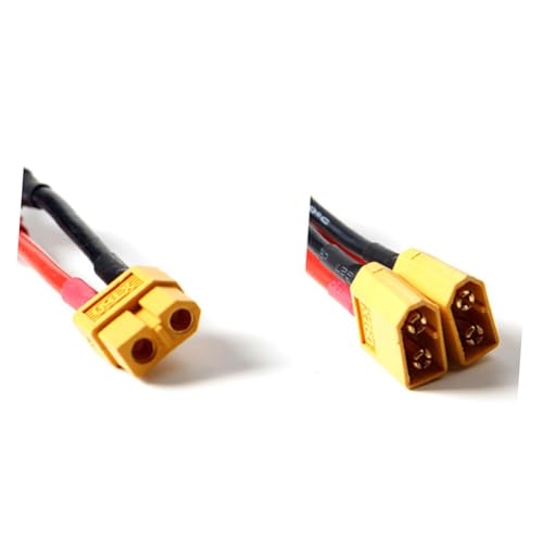 Cable conector de batería paralelo Xt60 1 macho 2 hembras para dos baterías 5