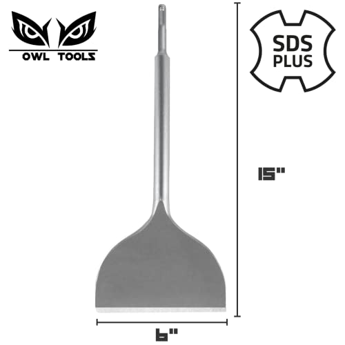 Owl Tools SDS-PLUS-CHISEL-6INCH 6 Inch Wide Sds Plus Chisel Bit thumb #1