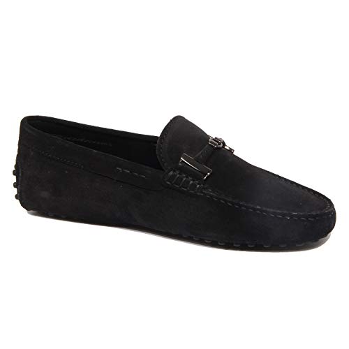 Tod's G2220 mocassino uomo black suede loafer shoe...