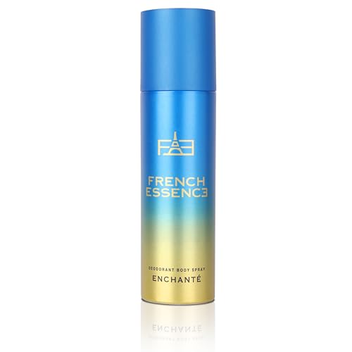 Image of FRENCH ESSENCE Deodorant Spray Perfume /Deodorant for women /women Deodorant /Body Spray for women,Long Lasting Fragrance, Fresh Scent (Enchante) 150 Ml (Pack of 4)