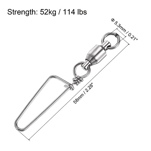 PATIKIL Pesca Gancetto Girelle, 20pz 114 Libbre