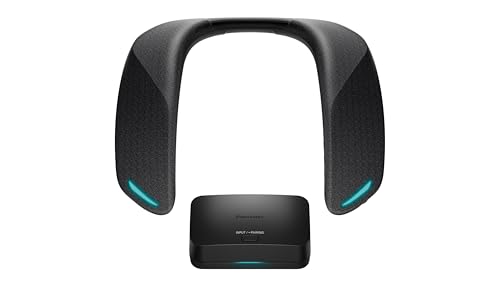 Image of Panasonic SoundSlayer Wearable Speaker System for Gaming, Movies and Music, Lightweight Neck Speaker with Built-in Microphone and Immersive, Dimensional Sound - SC-GNW30