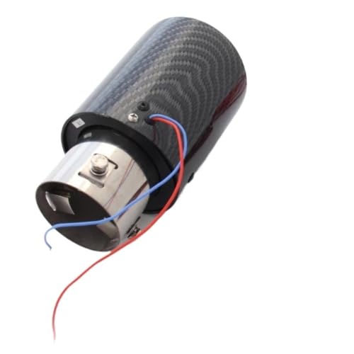Silenciador de escape universal coche deportivo modificado con luz 4