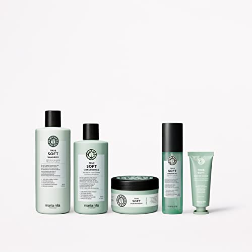 Maria Nila True Soft, Moisturizing Booster Mask for Dry Brittle Hair Argan Oil Remoisturises & Reduces Frizz - Image 2