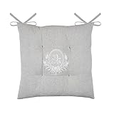 Lovely Casa – Cojín de silla Esprit Campagne Chic Algodón Natural 38 x 38