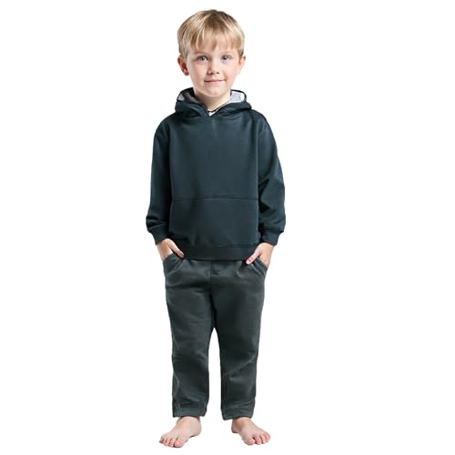 Image of T2F Boys Cotton Hooded Neck Oversized Fit DropShoulder Sweatshirt