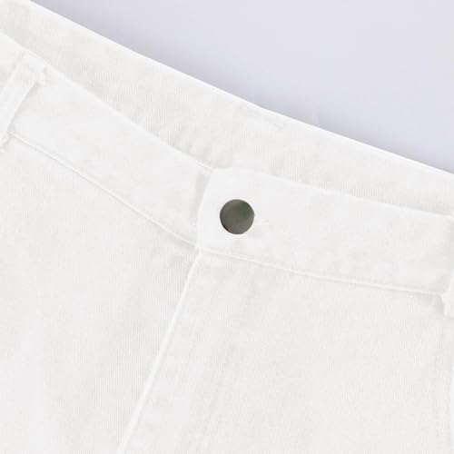 Mid Rise Barrel Jeans for Women Wide Leg Mid Waist Cropped Denim Pants Women's Loose Y2k Baggy Boyfriend Jeans with Pockets4