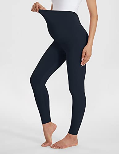 Image of Buttergene Maternity Leggings Buttery-Soft 28'' Maternity Yoga Pants | Silky-soft, Suitable Thickness, Ultimate Comfort, Yoga, Elastic Band, U-shaped Belly, Pregnancy and Postpartum