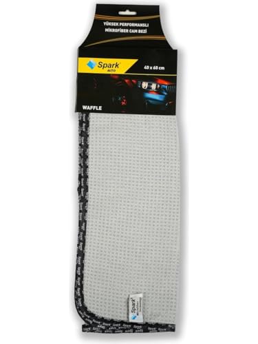 Temizlik Bezi, 5340 Waffle Mikrofiber Oto Cam Bezi ve Genel, 40x60 cm.