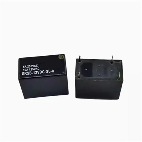 Relais SRSB-12VDC-SL-A à 4 broches avec isolation thermique 12V CC