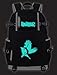 Roffatide Anime Haikyuu Laptop Backpack Printed Luminous Schoolbag Rucksack with USB Charging Port & Headphone Port Black