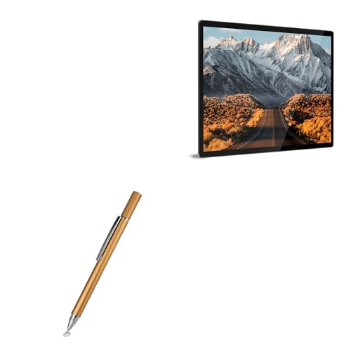 BoxWave Stylus Pen Compatible with AYSTekMann 15.6 in Indoor Interactive LCD - FineTouch Capacitive Stylus, Super Precise Stylus Pen - Champagne Gold