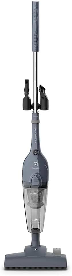 Electrolux Aspirador de Pó Vertical com fio portátil de mão 2 em 1 potente 1600W cabo 6m com capacidade 950 ml filtro HEPA STK17 Azul 220V