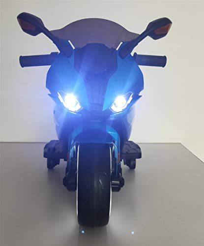 TAMCO 12V Ride on motorcyclewith Hand Racing /Foot Brake/Light Wheel/PU seat/Bluetooth Kids Ride on Toys - Thumbnail 7