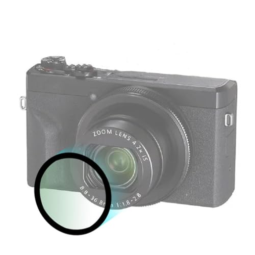 For PowerShot V1�pUV�t�B���^�[ �J���� �����Y �ی�t�B���� ���w�K���X �ی�t�B���� 9H ��U�h�~ �ϏՌ� ���� ���� �L�Y�h�~ UV�����Y�ی�t�B���^�[ for �L���m�� PowerShot V1 �����Y �Ή� �A�N�Z�T���[