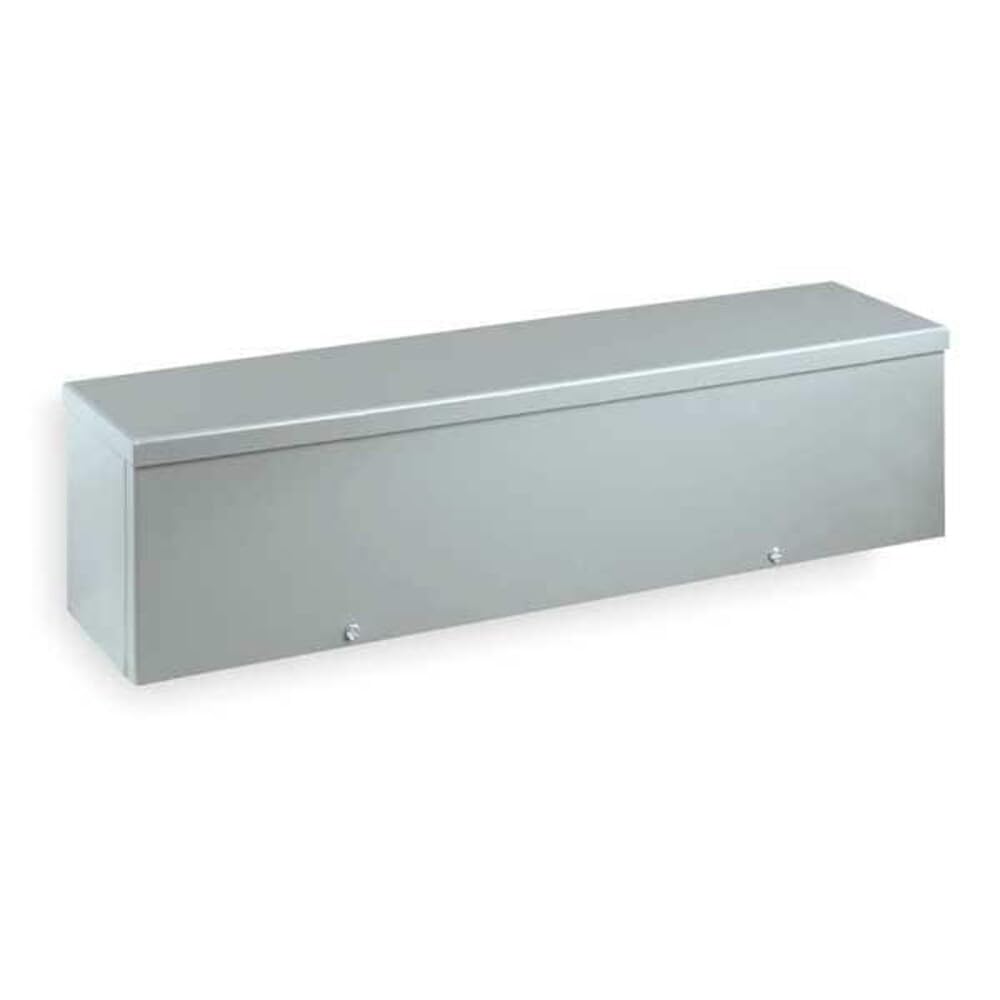 Wiegmann RSCG040424 seria RSCG NEMA 3R zakrętka koryto okablowanie z nokautami, stal węglowa, 10 cm x 10 cm x 61 cm
