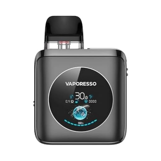 Vaporesso Xros 4 Nano Kit (Graphite Black) Compact Pod System, 2ml Capacity, 1350mAh Built-in Battery, Biggest Circular TFT Display, COREX 2.0 Aroma Reproduction Technology No Nicotine