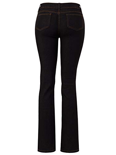 Design by Olivia Women's Ultra Stretchy Slim Fit Bootcut Jeans3
