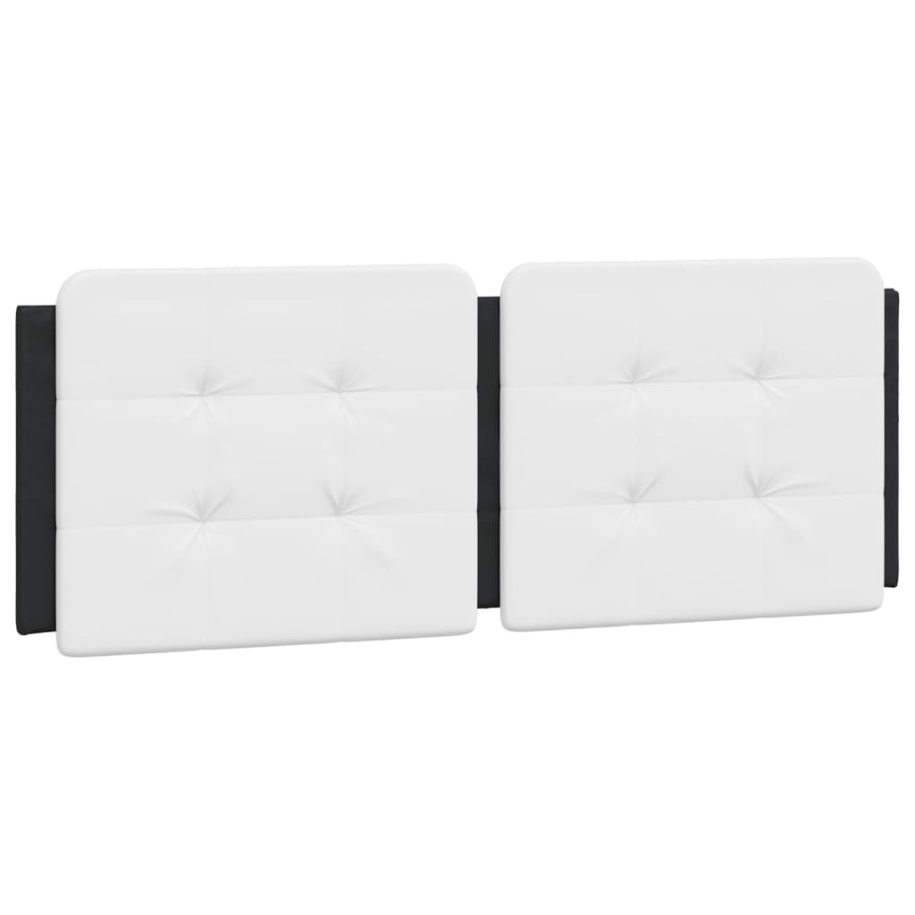 Similpelle resistente alle macchie letto matrimoniale Zadar 140x190 cm Nero