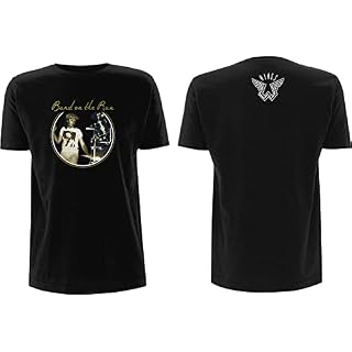 Men’s Paul McCartney Wings Band on the Run (Back Print) Slim Fit T-Shirt Black - Les Beatles, Paul McCartney, John Lennon, RIngo Starr, George Harrison