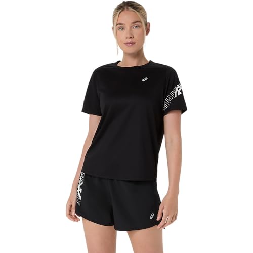 [アシックス] 公式ストア限定 ICON ランニング半袖シャツ レディース パフォーマンスブラック XS