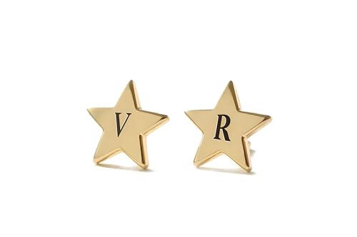 Boucles d'oreilles gravées étoile à porter au quotidien pour un style personnalisé