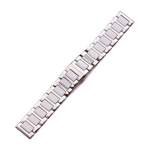 Bracelet montre acier inoxydable céramique 16mm 18mm pour montre homme et femme