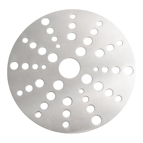 Bebykilemi Plaque diffuseur de chaleur en acier inoxydable pour plaques à induction, adaptateur magnétique pour casseroles en verre, diffuseur de chaleur de...
