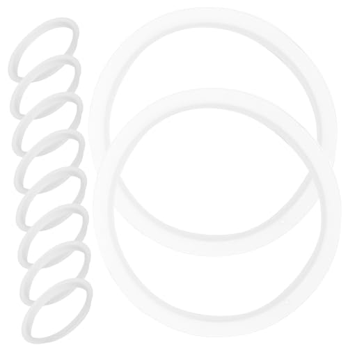 PHENOFICE 10個シリコンシーリングリング 瓶蓋用密閉リング メイソンジャー用交換用シーリングガスケット 再利用可能な食品保存用リング で便利な保管ソリューション