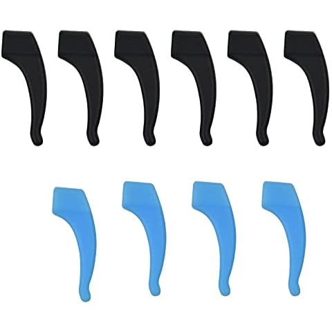 5 Pares de Ganchos para Gafas Antideslizante de Silicona para Gafas Agarre de Oreja Cover