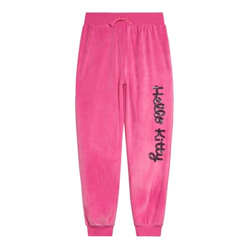 Image of Hello Kitty Girls' 2-Piece Sweatshirt and Joggers Set Toddler to Big Kid | 2-Piece Coordinated Set, Pullover Sweatshirt, Comfortable Jogger Pants, Ribbed Trim, Easy Pull-On Dressing