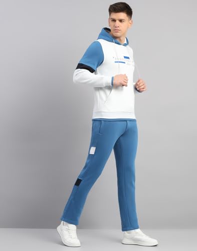 Image of Monte Carlo Mens Regular Fit Solid Collared Neck Full Sleeve Winter Tracksuit Men Track Suit | Stylish Sportswear Set with Jacket and Lower | Activewear Set For Men's (Pack Of 1)