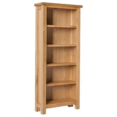 RoselandFurniture London Oak Slim Bookcase Cover