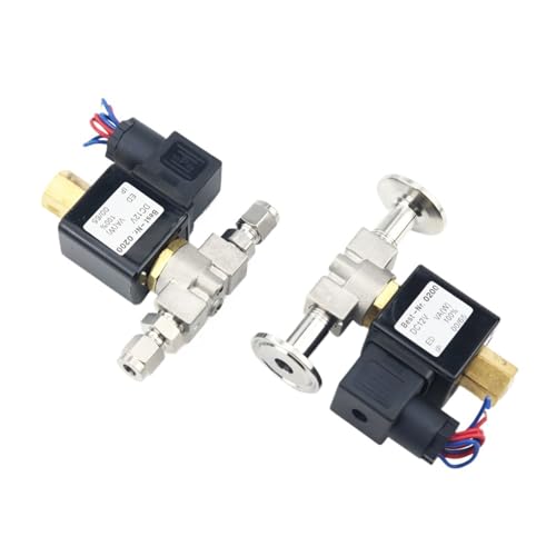 Generic Válvula Solenoide de 2 vías SS 304 de acero inoxidable normalmente abierta de 1/4 'DN8 for instalación de tuberías de Gas y aire, AC220V/110V DC12V/24V(With FC10mm,AC110V)