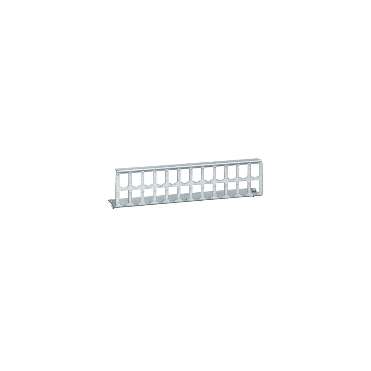 Hager Panneau de brassage pour 24 patchmod UM00K4 f.24. RJ45 Accessoire pour petit distributeur 3250610660737