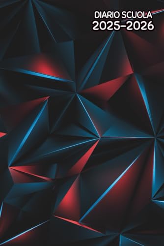 Diario Scuola: Agenda Giornaliera Scolastico per Scuola Elementari Medie Superiori Studente | Da Settembre a Luglio 2 Giorni per Pagina.