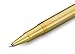 Kaweco LILIPUT Ball Pen Brass with Cap I Retractable Ballpoint Pen with Standard D1 Refills in a Tin Box I Metal Ball Pen 13 cm