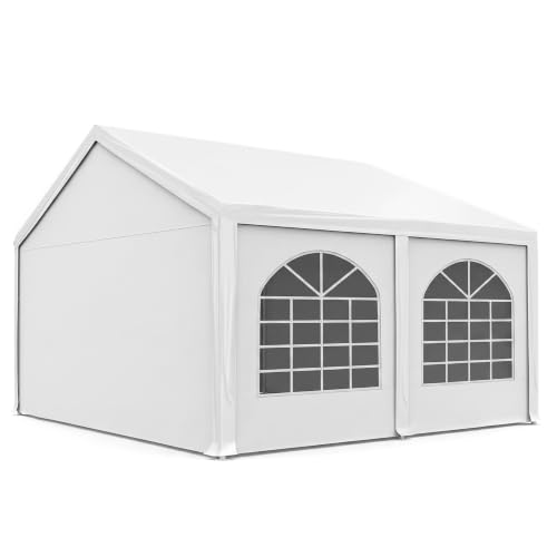TOOLPORT Hochwertiges Partyzelt 3x5 m Pavillon Zelt PE Plane...