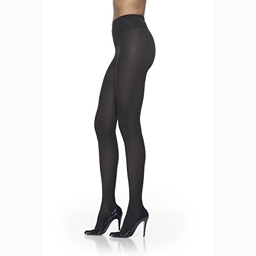 Image of SIGVARIS Women's SOFT OPAQUE 840 Open Toe Compression Pantyhose 15-20mmHg