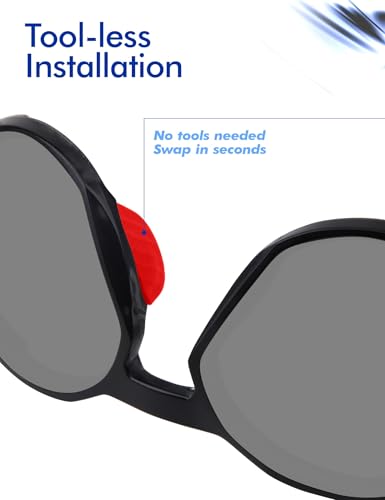 Image of SAUCER Replacement Nose Pieces Pads for Oakley Forager OO9421 Sunglasses