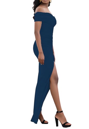 Image of LightlyKiss Women's Bodycon Wedding Guest Dress Formal Cocktail Party Evening Gown