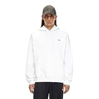 Diesel S-Rob-Hood-doval-pj Sweat-Shirt Maglia di Tuta, off White (Bianco Sporco), 3XL Unisex-Adulto