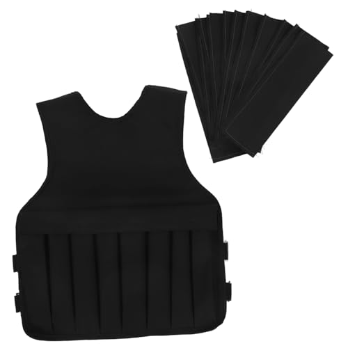 FOYTOKI Weighted Vest for Men Fitness Vest for Strength Training Running Exercise Breathable Multi Functional Workout Gear Comfortable Removable Weights